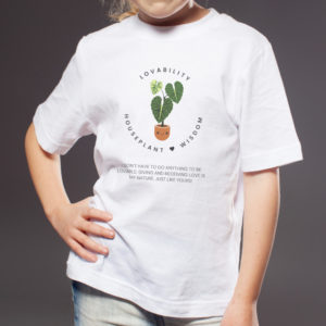 "Lovability" Houseplant T-Shirt for Kids